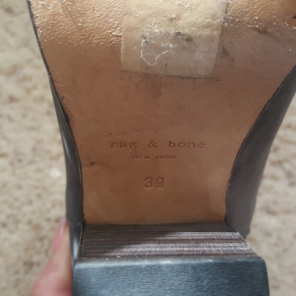 Rag & Bone Harrow Grey Booties - Picture 3 of 3